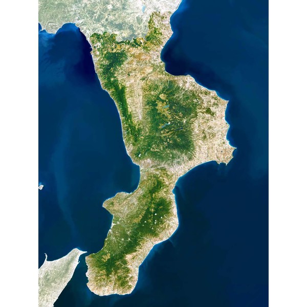 Planet Observer Mapa de : la región de Calabria