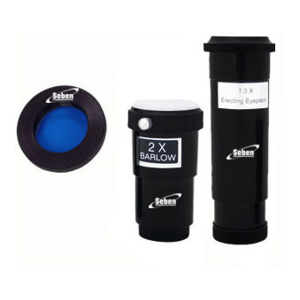 Seben Telescopio reflector astronómico 76/900 EQ2 de