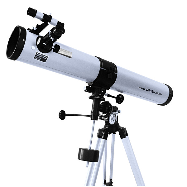 Seben Telescopio reflector astronómico 76/900 EQ2 de