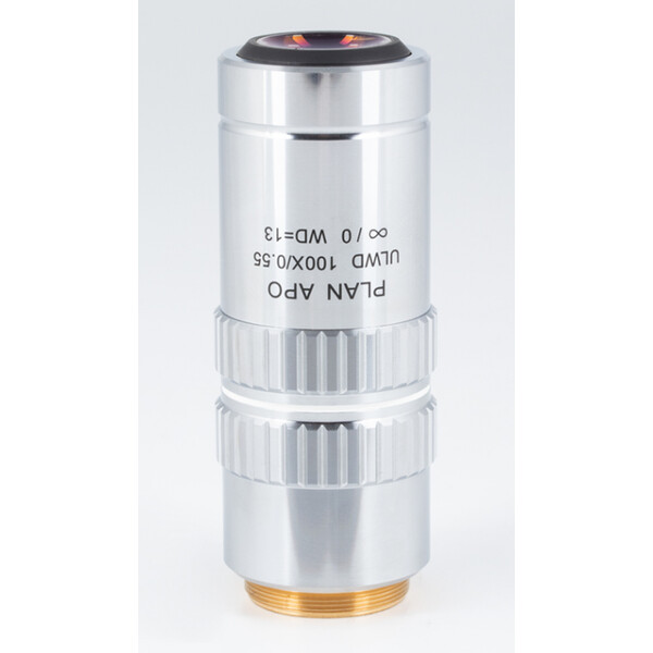 Motic Objetivo plano apocromático ULWD PLAN APO 100X/0,550 (WD=13 mm)