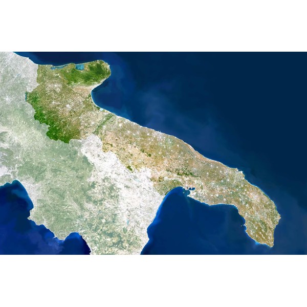 Planet Observer Mapa de : la región de Apulia