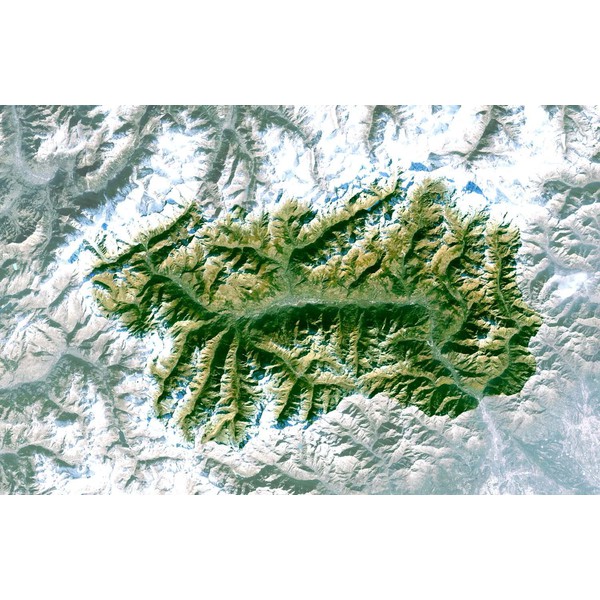 Planet Observer Mapa de : la región del Valle de Aosta