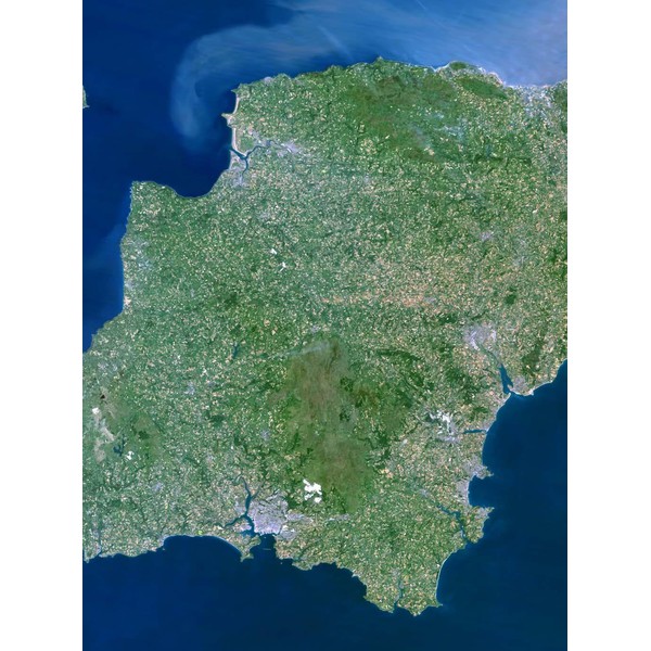 Planet Observer Mapa de : la región de Devon
