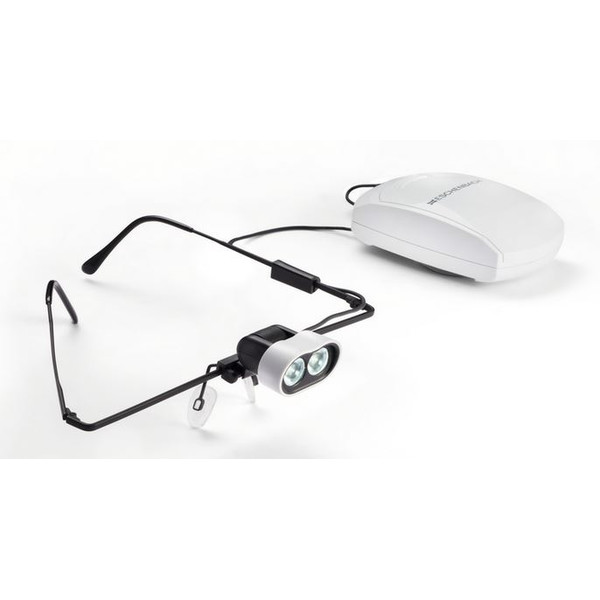 Eschenbach Linterna frontal LED con sistema de transporte