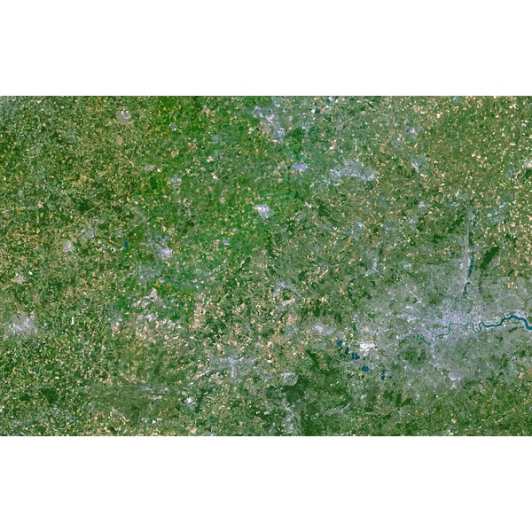 Planet Observer Mapa de : la región de Londres y valle de Támesis