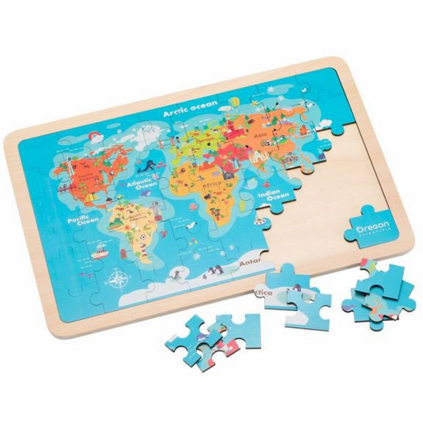 Oregon Scientific Mapamundis de puzzles mágicos con realidad aumentada