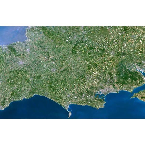 Planet Observer Mapa de : la región de Somerset y Dorset