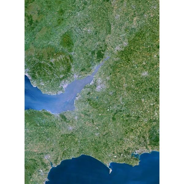 Planet Observer Mapa de : la región de South West Great Britain