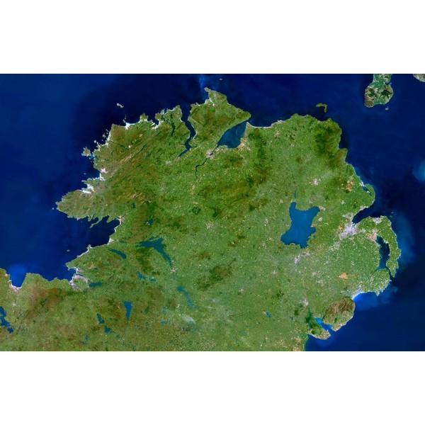 Planet Observer Mapa de : la región de Ulster