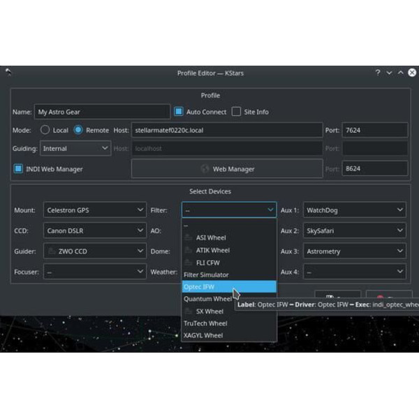 Ikarus Technologies Ordenador StellarMate  PLUS para astrofotografía