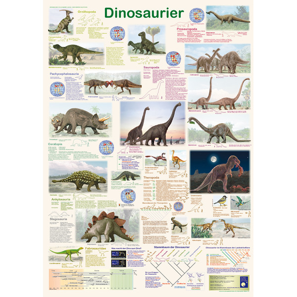 Planet Poster Editions Póster Dinosaurier