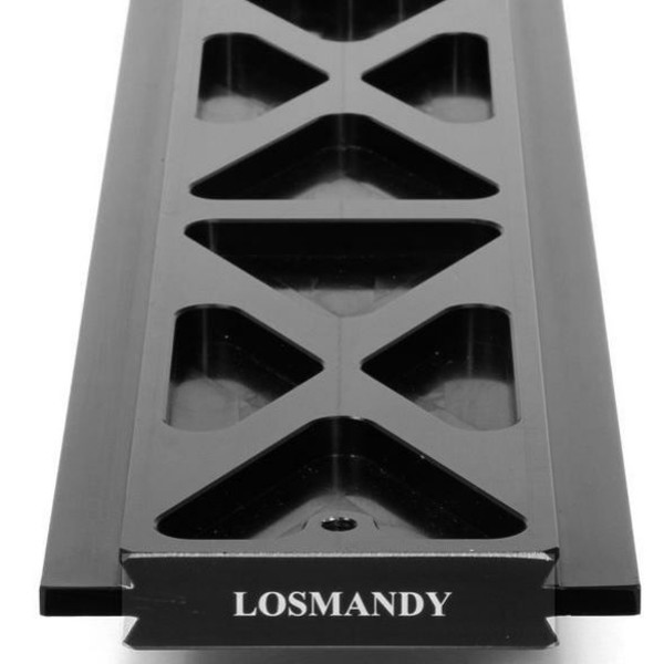 Losmandy Placa cola de milano Placa adaptadora Macho a macho 178 mm