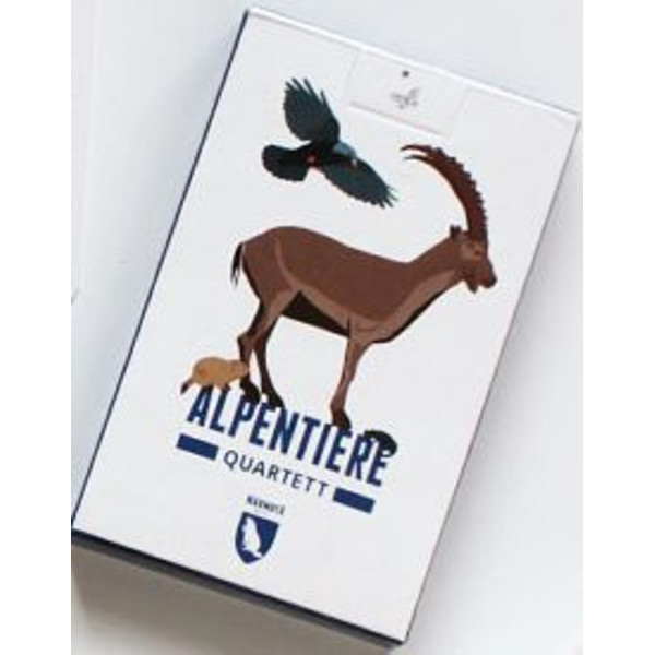 Marmota Maps Juego de cartas Cuarteto de animales alpinos