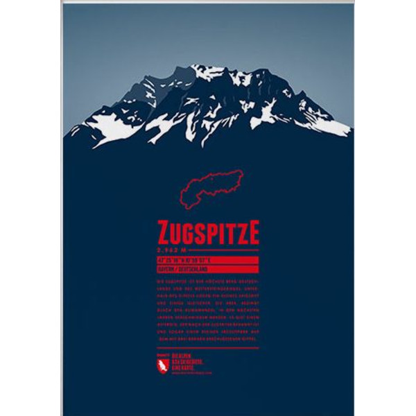 Marmota Maps Póster Zugspitze