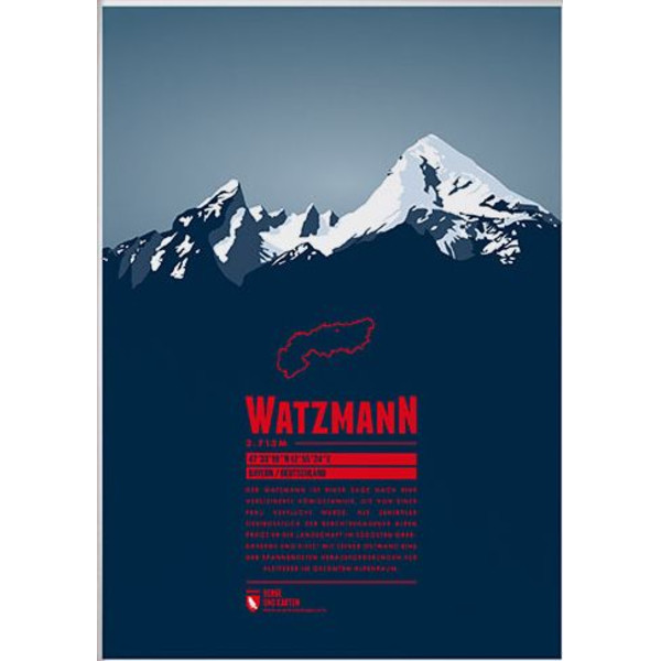 Marmota Maps Póster Watzmann