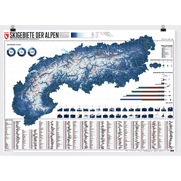 Marmota Maps Mapa alpino 609 estaciones de esquí