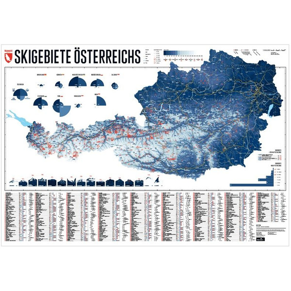 Marmota Maps Mapa Estaciones de esquí de Austria