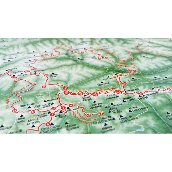 Marmota Maps Mapa alpino 1001 montañas y 20 rutas de senderismo