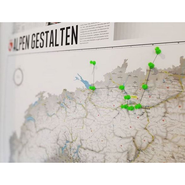 Marmota Maps Mapa regional Mapping Out the Alps (German)