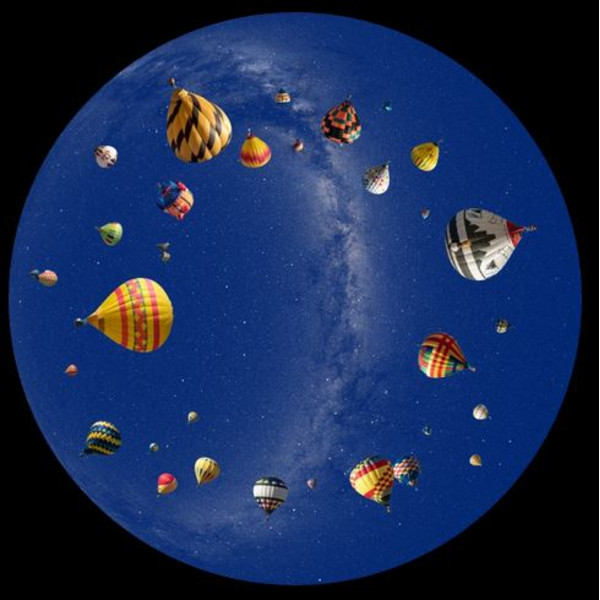 astrial Diapositiva para el Planetario Homestar de Sega Globo aerostático Scenic