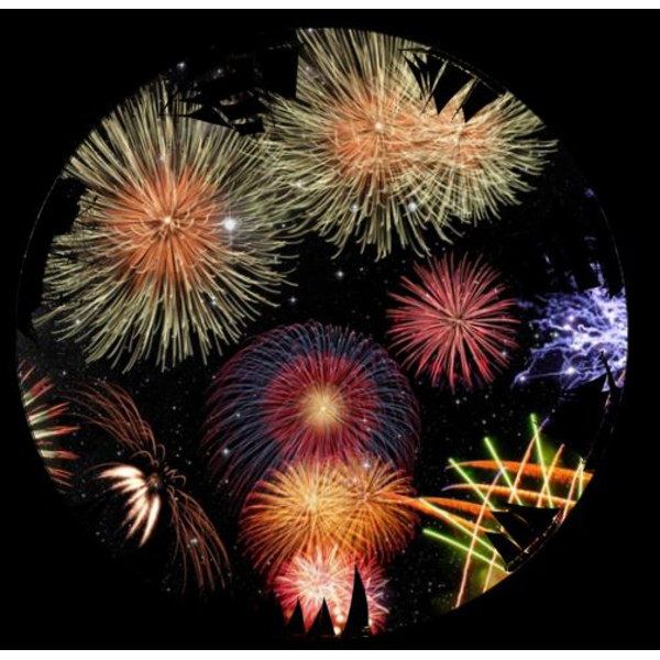 astrial Diapositiva para el Planetario Sega Homestar Fuegos artificiales Escénico