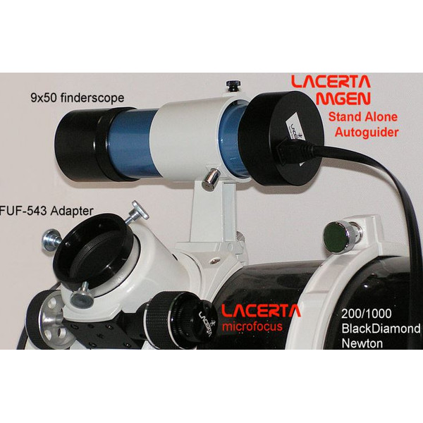 Lacerta Cámara Stand Alone Autoguider MGEN Version 2 mit 50mm Sucherfernrohr