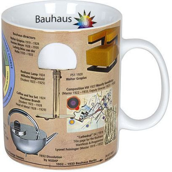 Könitz Taza Mugs of Knowledge Bauhaus (English)