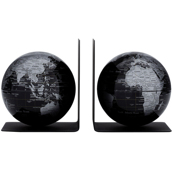 TROIKA Globo terráqueo BookGlobe Black 13cm