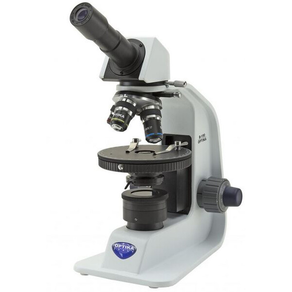 Optika Microscopio B-150P-MRPL, POL, mono, plano, batería, 400x