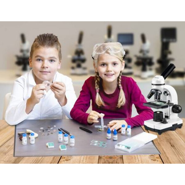 Bresser Junior Set de accesorios para microscopios con códigos QR