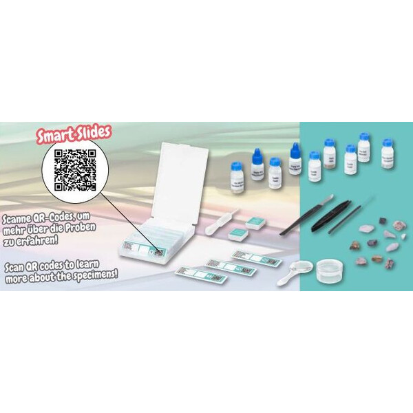 Bresser Junior Set de accesorios para microscopios con códigos QR