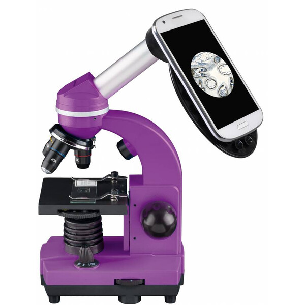 Bresser Junior Microscopio Biolux SEL violeta