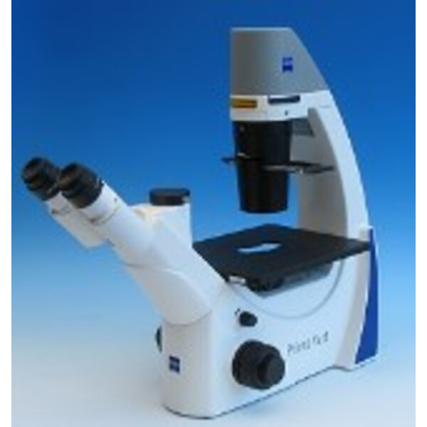 ZEISS Microscopio invertido Primovert trino Ph0, Ph1,Ph2, 40x, 100x, 200x, 400x Kond 0.4
