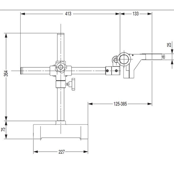 Nikon Base de suspensión sencilla  G-US2 , 1 brazo, Base sin soporte cabezal