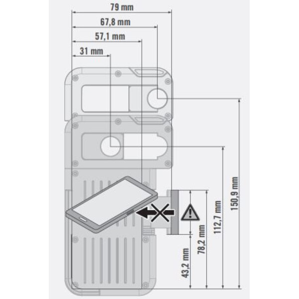 Swarovski Adaptador de smartphone VPA Variabler Phone Adapter