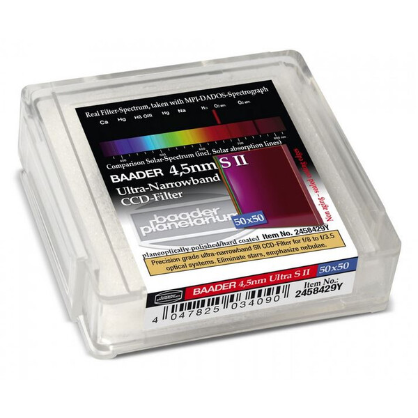Baader Filtro Ultra-Narrowband 4.5nm S II CCD-Filter 50x50mm