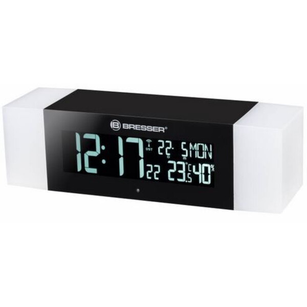 Bresser Reloj despertador con luz, radio FM y función Bluetooth