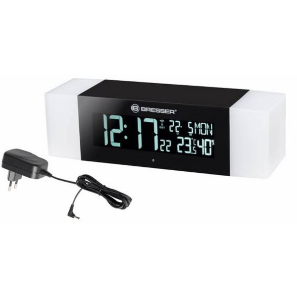 Bresser Reloj despertador con luz, radio FM y función Bluetooth