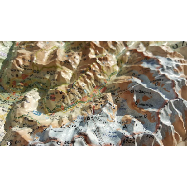 3Dmap Mapa regional La Haute Savoie