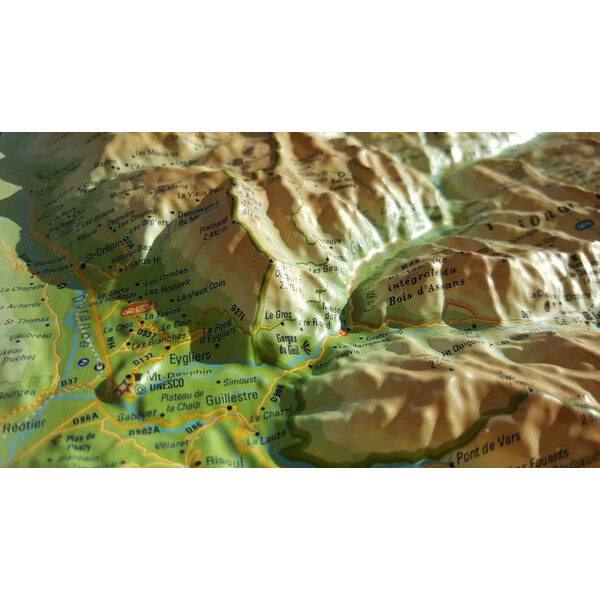 3Dmap Mapa regional Queyras-Ubaye