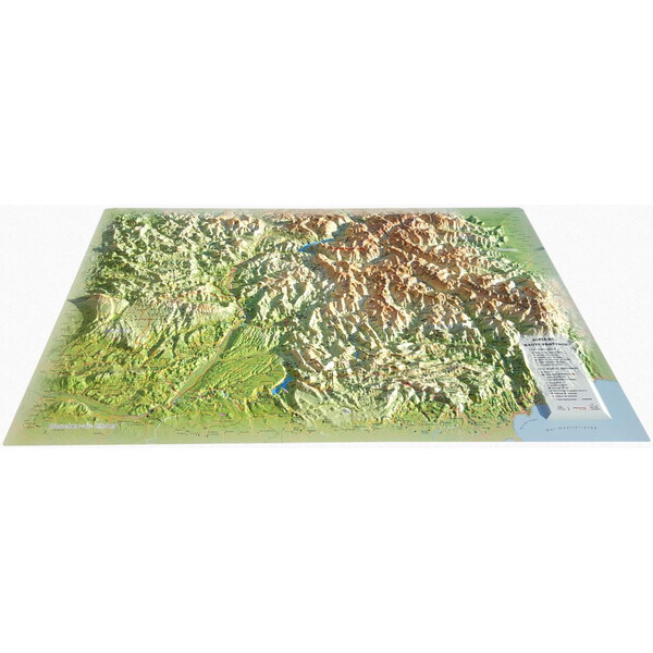 3Dmap Mapa regional Les Alpes-de-Hautes- Provence