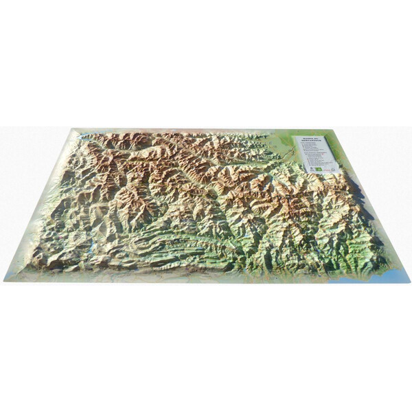 3Dmap Mapa regional Le Massif du Mercantour