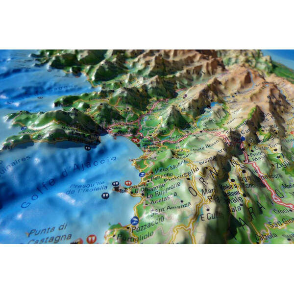 3Dmap Mapa regional La Corse