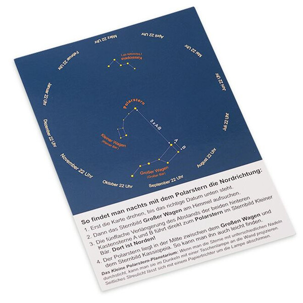 AstroMedia Mapa estelar Polarsternfinder Postkarte 10 Stück