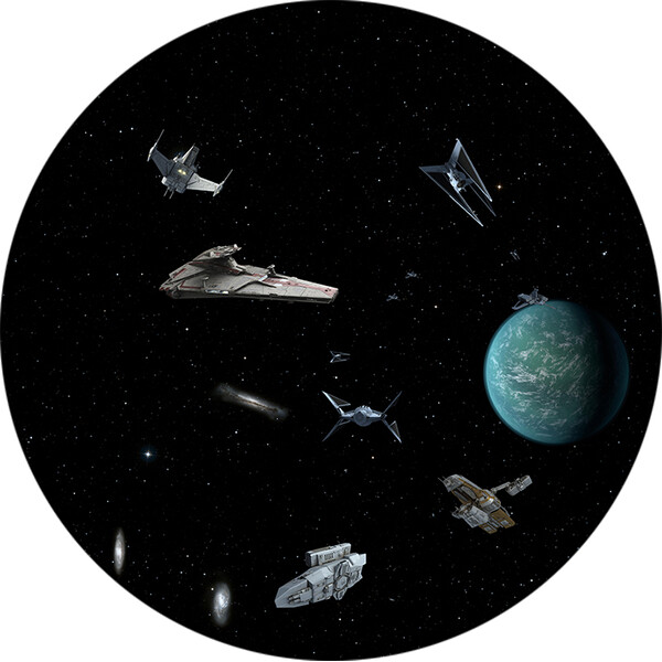 Redmark Diapositiva de La guerra de las galaxias para planetarios Bresser y NG