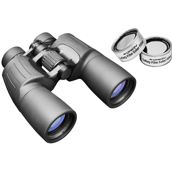 Orion Binoculares 10x50 E-Serie con juego de filtros solares