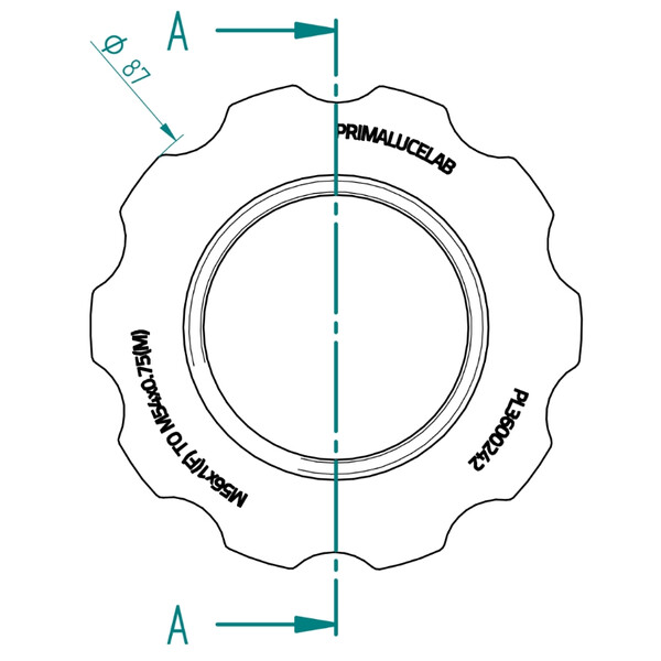 PrimaLuceLab ESATTO 2" Adaptador para cámaras M54