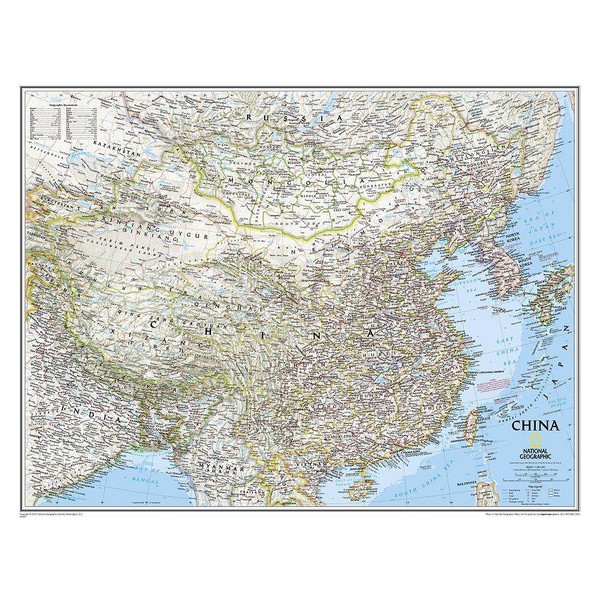 National Geographic Mapa de China