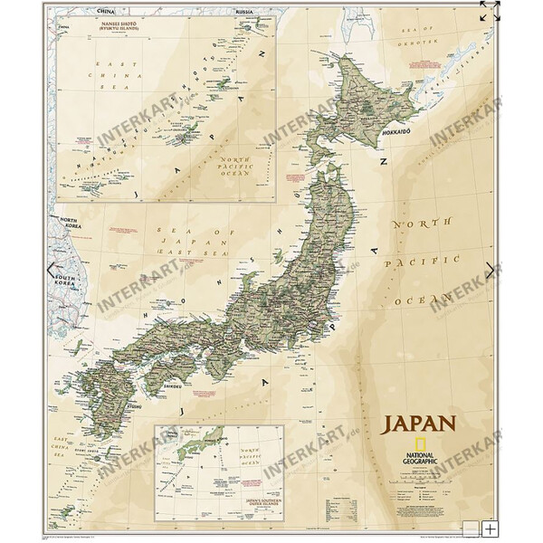 National Geographic Mapa Japón