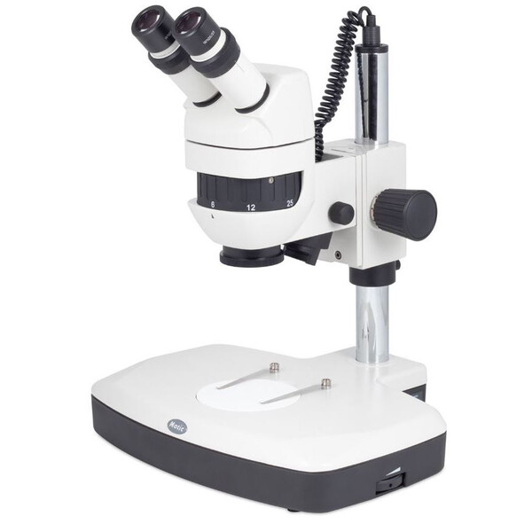 Motic Microscopio estereoscópico con zoom K-400 L, Binocular, CMO, 6x-50x